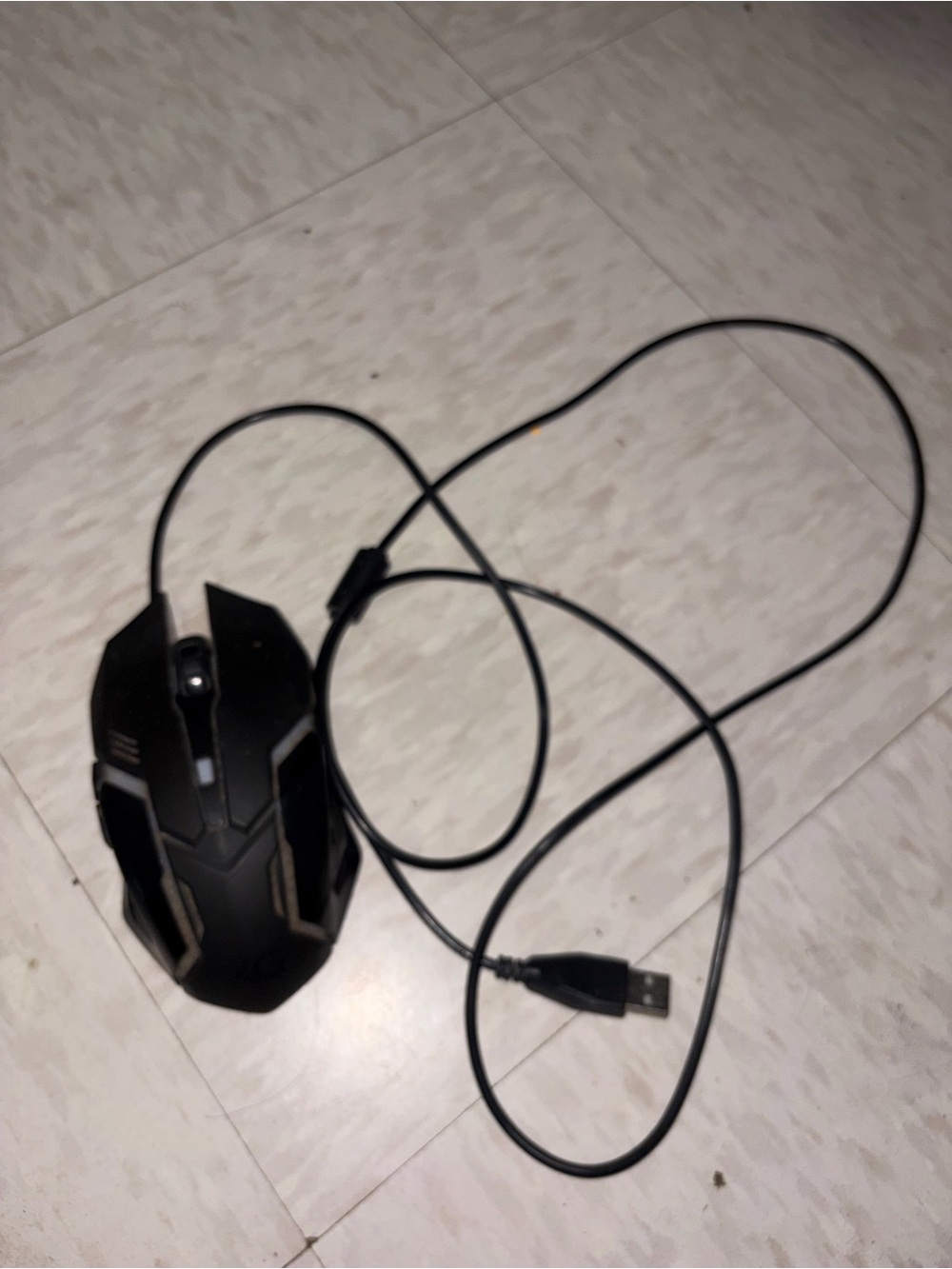 Black Wired USB Gaming Mouse - Ergonomic Optical Mouse
